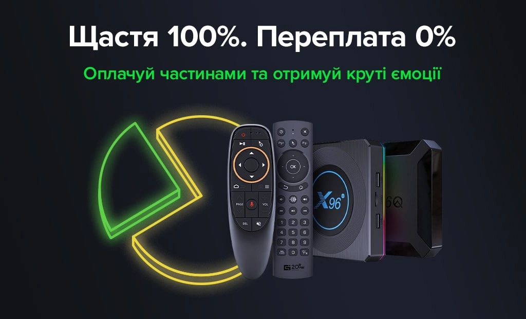 Плати частинами