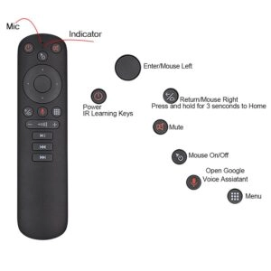 Голосовий Air Mouse G50S + гіроскоп + IR навчання