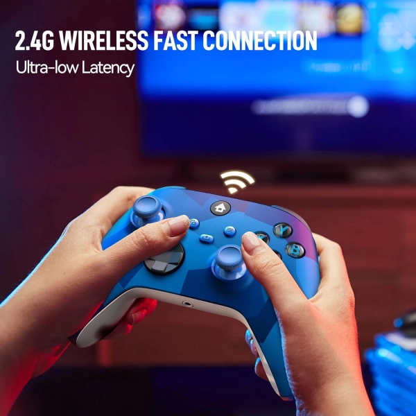 Бездротовий геймпад Wireless Controller Marble Blue
