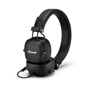 Бездротові навушники Marshall Major III Bluetooth Black напівзакриті з вбудованим мікрофоном
