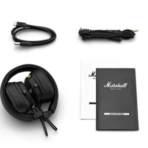 Бездротові навушники Marshall Major III Bluetooth Black напівзакриті з вбудованим мікрофоном