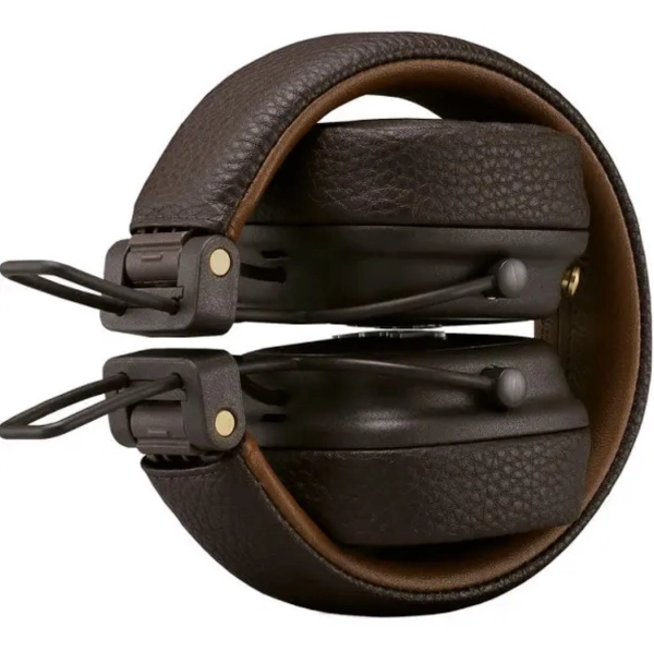 Бездротові навушники Marshall Major III Bluetooth Brown напівзакриті з вбудованим мікрофоном