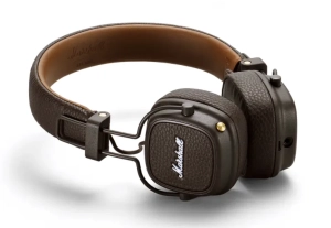 Бездротові навушники Marshall Major III Bluetooth Brown напівзакриті з вбудованим мікрофоном