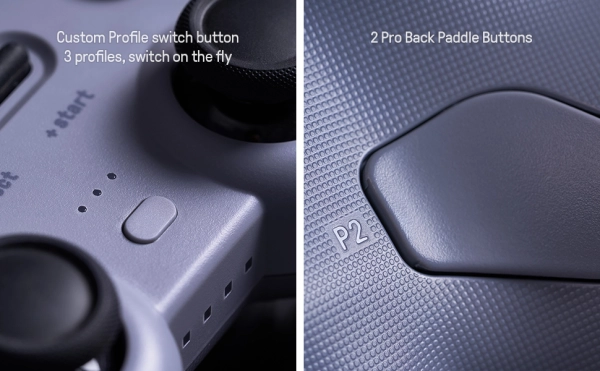 Bluetooth геймпад контролер джойстик 8BitDo Pro 2 Grey