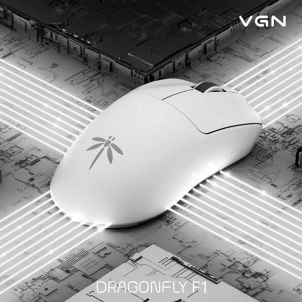 Бездротова миша VGN Dragonfly F1 PRO Max PAW3395 Біла