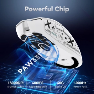 ATTACK SHARK R1 PAW3311 Бездротова/дротова ігрова миша