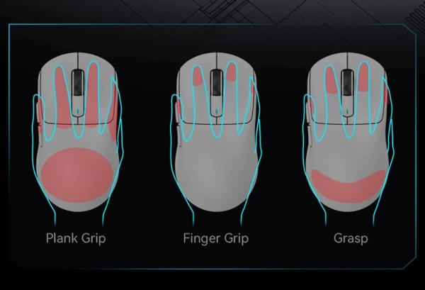 Бездротова ігрова миша ATTACK SHARK X3 Anti-Slip з трьома режимами 2.4G/USB-C з кабелем/Bluetooth Біла