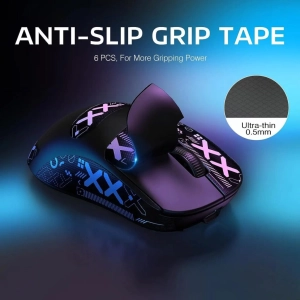 Бездротова ігрова миша ATTACK SHARK X3 Anti-Slip з трьома режимами 2.4G/USB-C з кабелем/Bluetooth Біла