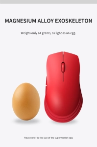 Безпровідна миша AJAZZ M259 із магнієвого сплава PAW3395 з Bluetooth 2,4G Біла