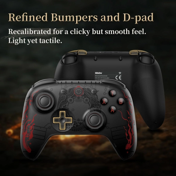 Геймпад 8bitdo Ultimate 2C Black Myth WuKong з ефектом Холла для Windows 10, 11, Android