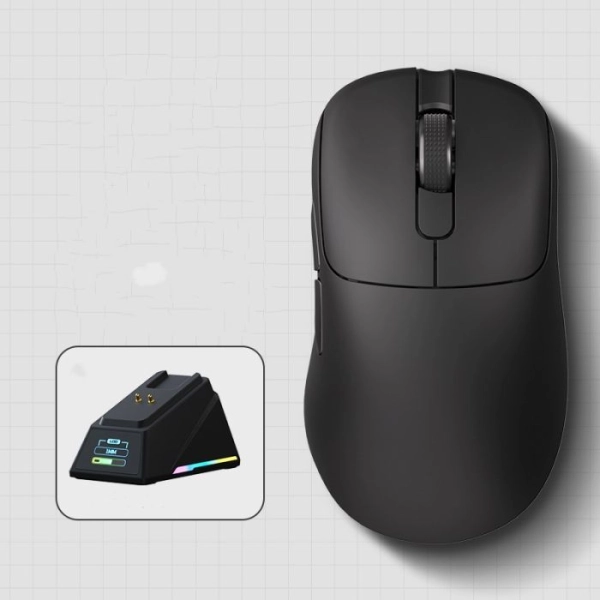 Бездротова геймерська миша Ajazz AJ179 APEX PAW3950 400 мАч RGB Чорна