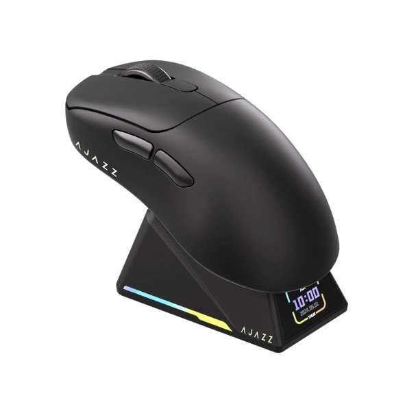 Бездротова геймерська миша Ajazz AJ179 APEX PAW3950 400 мАч RGB Чорна
