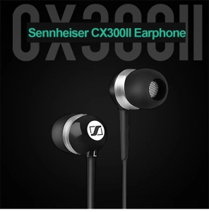 Sennheiser CX 300II з басами, 3,5 мм, музика, стереогарнітура HIFI для iPhone, Android Навушники