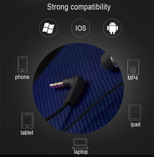 Sennheiser CX 300II з басами, 3,5 мм, музика, стереогарнітура HIFI для iPhone, Android Навушники