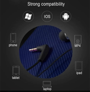 Sennheiser CX 300II з басами, 3,5 мм, музика, стереогарнітура HIFI для iPhone, Android Навушники