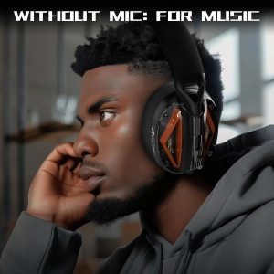 ATTACK SHARK L60 Легка бездротова ігрова гарнітура BT/2.4G/ 40 мм динаміки Чорна