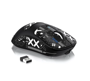 ATTACK SHARK X3 MAX PAW3950 Anti SLIP Wireless Gaming Mouse, Чорна