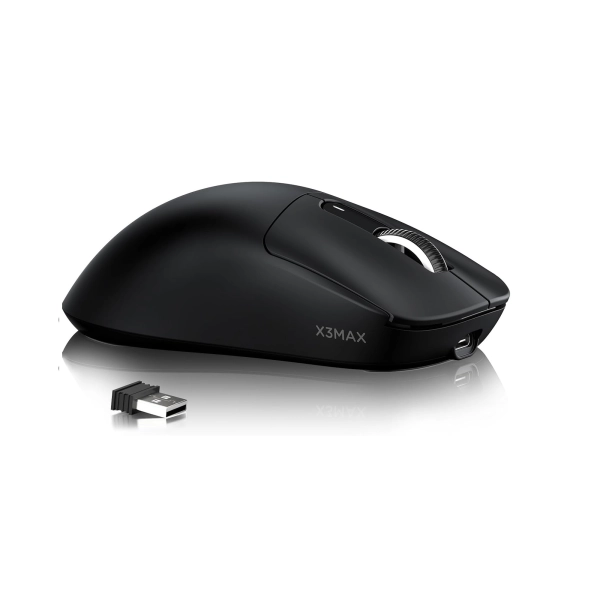 ATTACK SHARK X3 MAX PAW3950 Wireless Gaming Mouse, чорний