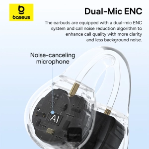 Навушники Baseus AS01 AirGo White