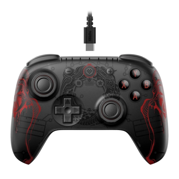 8bitdo Ultimate 2C Black Myth WuKong USB з ефектом Холла для Windows 10, 11, Android