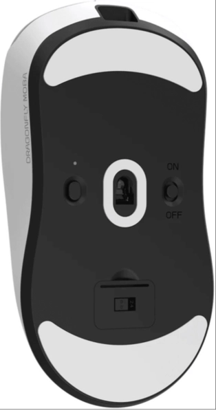 VGN Dragonfly F1 PRO PAW3395 Бездротова миша білого кольору