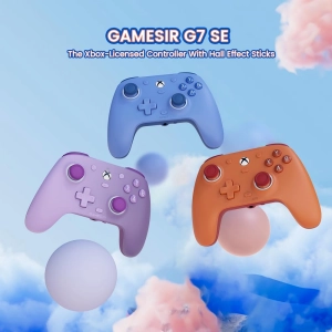 Геймпад GameSir G7 SE для Xbox Series S X, Xbox One з ефектом Хола Блакитний
