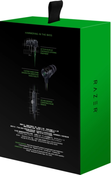 Razer Hammerhead Bluetooth Wireless in-Ear Headset (RZ04-01930100-R3A1)