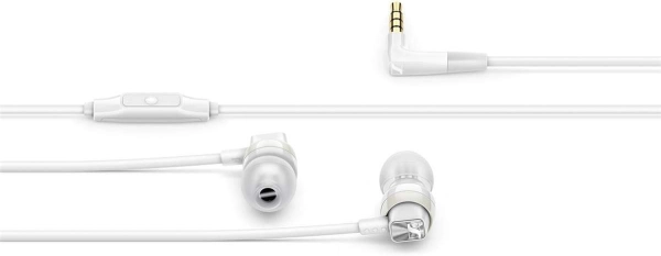 Sennheiser CX300S з басами, 3,5 мм, музика, стереогарнітура HIFI для iPhone, Android Білого кольору