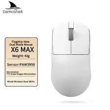 Darmoshark X6 MAX Dual-Mode 2.4G/USB-C PAW3950 White