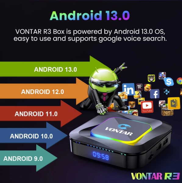 Vontar R3 4/32 DDR Android 13.0