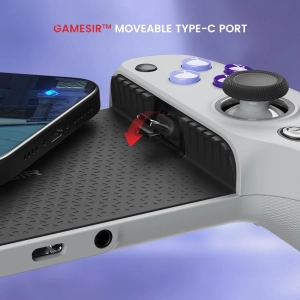 Геймпад джойстик GameSir G8 Galileo для Android і iPhone серії 15 (USB-C) Білий