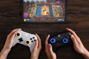 8BitDo Ultimate 2 для Windows і Android, ігровий контролер із джойстиками TMR, Еффект Холла/тактильні тригери Black