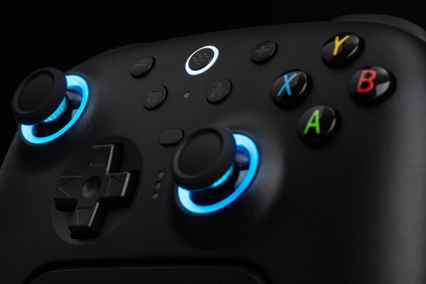 8BitDo Ultimate 2 для Windows і Android, ігровий контролер із джойстиками TMR, Еффект Холла/тактильні тригери Black