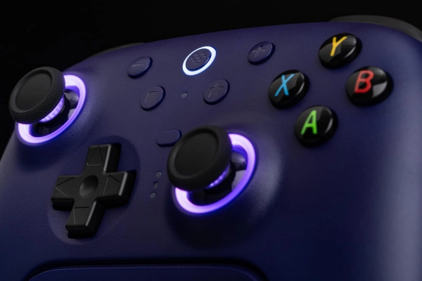 8BitDo Ultimate 2 для Windows і Android, ігровий контролер із джойстиками TMR, Еффект Холла/тактильні тригери Violet