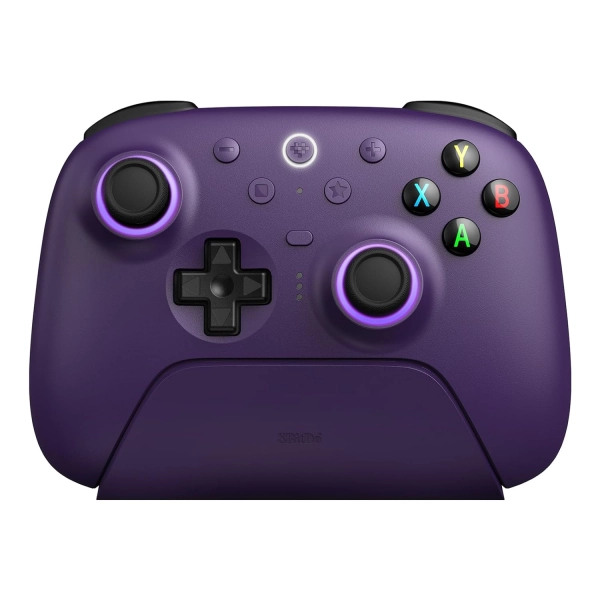8BitDo Ultimate 2 для Windows і Android, ігровий контролер із джойстиками TMR, Еффект Холла/тактильні тригери Violet