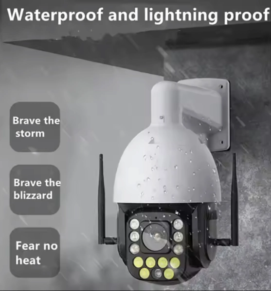 Вулична камера BAH-50X-6 5MP WiFi SONY IMX335 50X оптичний зум, лазерне підсвічування, WiFi PTZ, поворотне, IP66, microSD