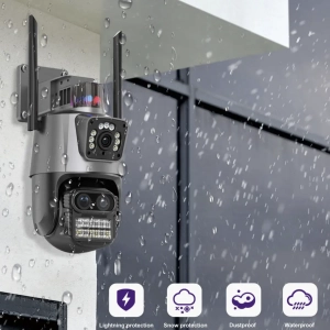 Зовнішня IP WiFi камера QEARIM EP11-QQ-6M-8X 9MP 3MP+ 3MP+ 3MP icsee