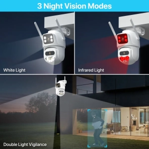 Зовнішня 9 MP IP WiFi камера QEARIM EP7-QQ-6M 8X Zoom ICSEE