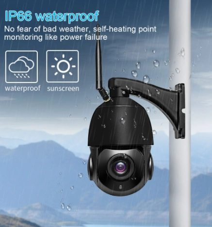 Вулична IP камера 8MP SmartHD Ai10 SONY 415 30X оптичний зум, WiFi PTZ, поворотна, металевий корпус IP66, microSD