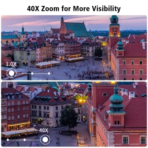 Вулична IP камера 8MP SmartHD Y40 SONY 415 40X оптичний зум, WiFi PTZ, лазерне підсвічування, металевий корпус IP66, microSD