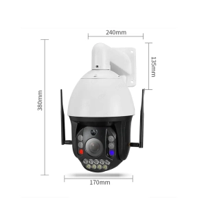 Вулична IP камера 8MP SmartHD Y40 SONY 415 40X оптичний зум, WiFi PTZ, лазерне підсвічування, металевий корпус IP66, microSD