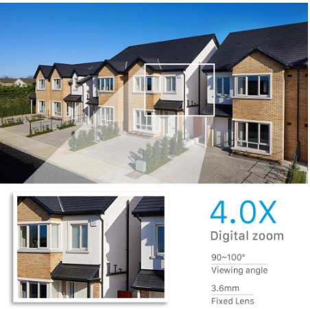 Зовнішня IP камера Anbiux Ai08+ 5MP Outdoor WiFi PTZ UHD поворотна автостеження за людиною