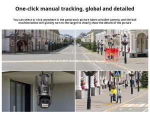 Зовнішня 8 MP IP WiFi камера QEARIM EP12-SP8M ICSEE 3 Лінзи