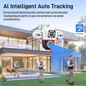 Вулична 12 MP IP камера Techsion 3 в 1 WiFi Yoosee