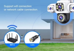 Вулична 12 MP IP камера Techsion 3 в 1 WiFi Yoosee
