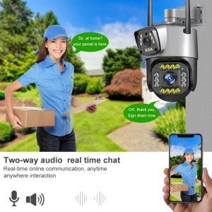 Вулична IP камера WiFi 2 в 1 Verto Q332 V380 PRO 4 MP