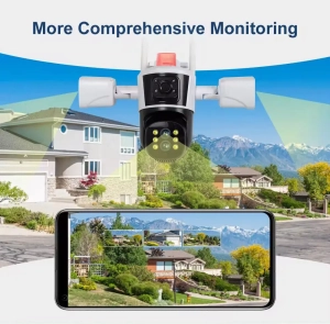 Вулична 16MP IP WiFi камера QEARIM P8-Q3-4M-10X  IPC 360