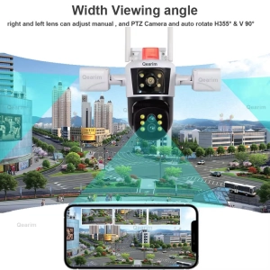 Вулична 16MP IP WiFi камера QEARIM P8-Q3-4M-10X  IPC 360