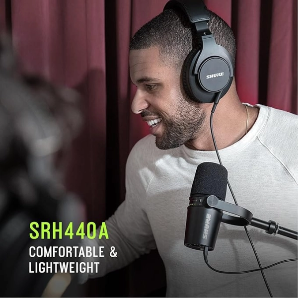 Професійні навушники Shure SRH440A Studio Чорні