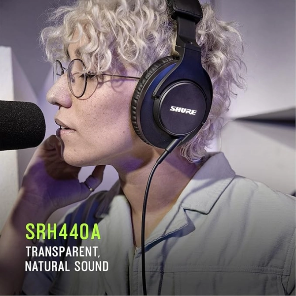 Професійні навушники Shure SRH440A Studio Чорні